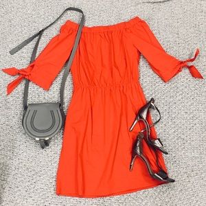 Off-the-shoulder red H&M Dress